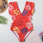 Load image into Gallery viewer, One-piece swimsuit Multicolor artistic style
