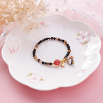 Load image into Gallery viewer, Hand Crafted Lucky Cat Knotted Bracelet
