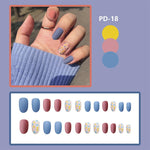 Load image into Gallery viewer, Full Cover Fake Nail Tips (24 PCs)
