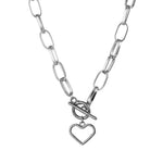 Load image into Gallery viewer, Thick Chain Toggle Clasp Necklace

