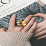 Load image into Gallery viewer, Adjustable Golden Plume Ring
