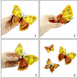 3D Butterfly Wall Mural Stickers