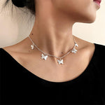 Load image into Gallery viewer, Butterfly and Star Pendant Necklace
