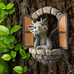 Load image into Gallery viewer, Cute Dragon Statue Ornament
