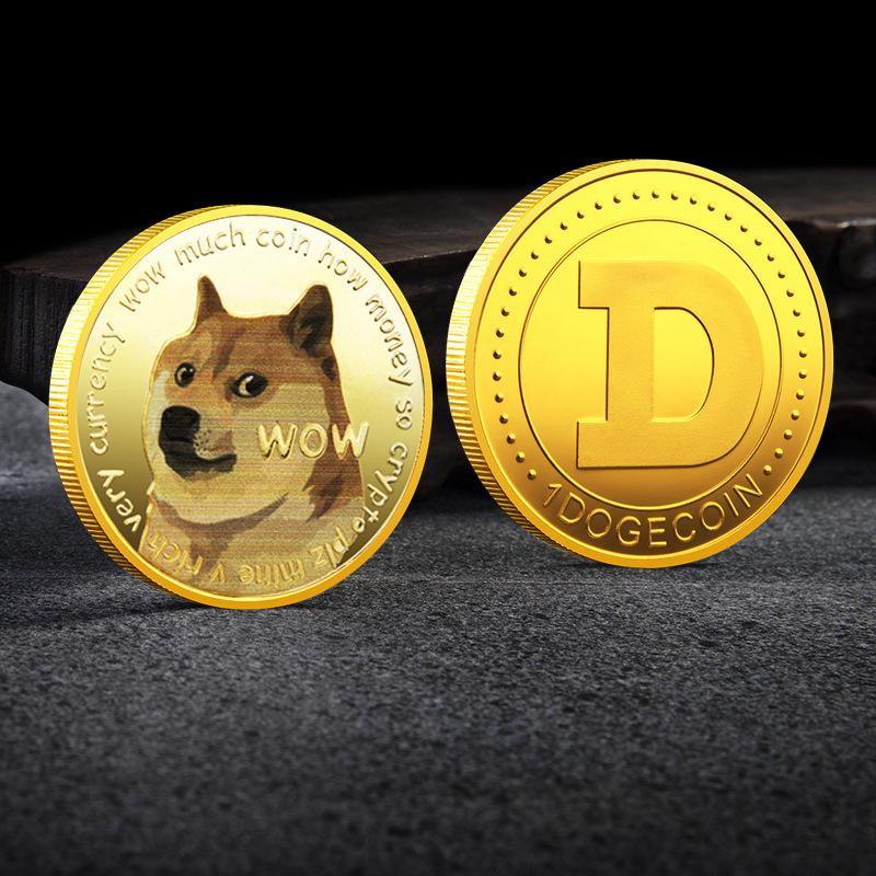 UV Color Printing Dogecoin Commemorative Coin