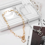 Load image into Gallery viewer, Thick Chain Toggle Clasp Necklace
