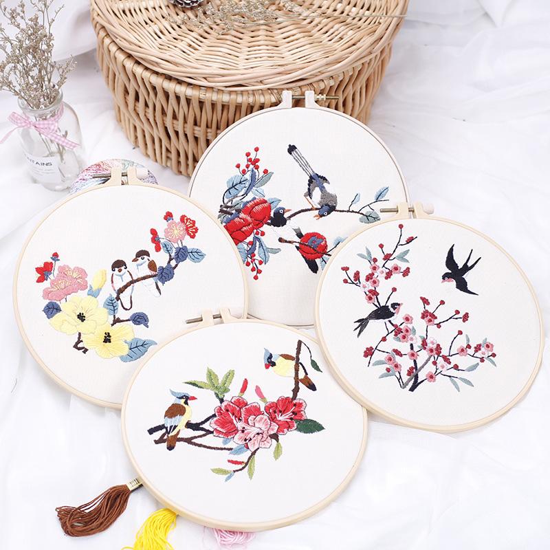 Hand-embroidered DIY Kit