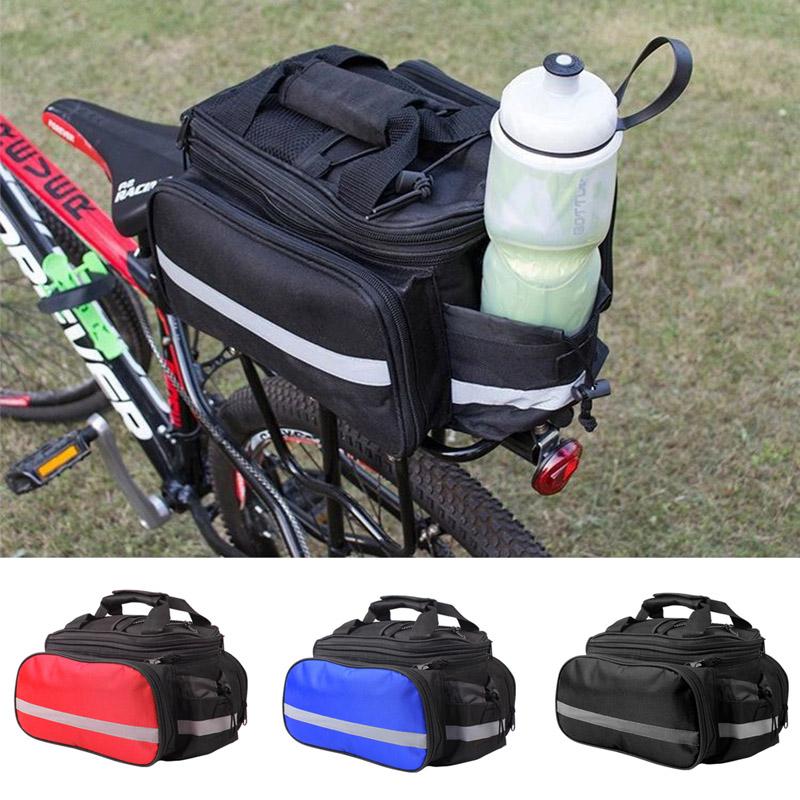 Bike Rear Bag with Water Bottle Pocket