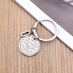 Load image into Gallery viewer, To My Dad/Mom Keychain (letter pendant)
