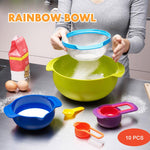 Load image into Gallery viewer, 10-piece rainbow bowl
