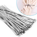 Load image into Gallery viewer, Multi-Purpose Locking Cable Metal Zip Ties (100 PCs)
