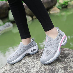 Women Breathable Mesh Slip On Sneakers