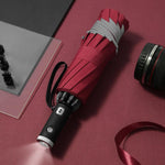 Load image into Gallery viewer, Automatic Folding Umbrella With Reflective Stripe
