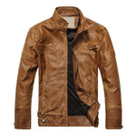 Load image into Gallery viewer, PU Leather Jacket
