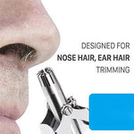 Load image into Gallery viewer, Safe Touch Stainless Steel Nose Hair Trimmer
