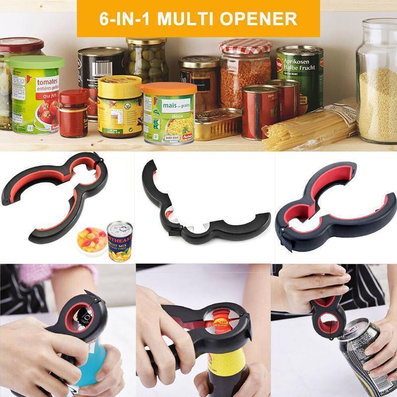 6 in1 Multifunctional Bottle Opener