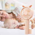 Load image into Gallery viewer, Mini Handheld Misting Fan
