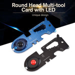 Load image into Gallery viewer, Round Head Multi-tool Card with Led
