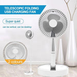 Load image into Gallery viewer, Telescopic Folding USB Charging Fan
