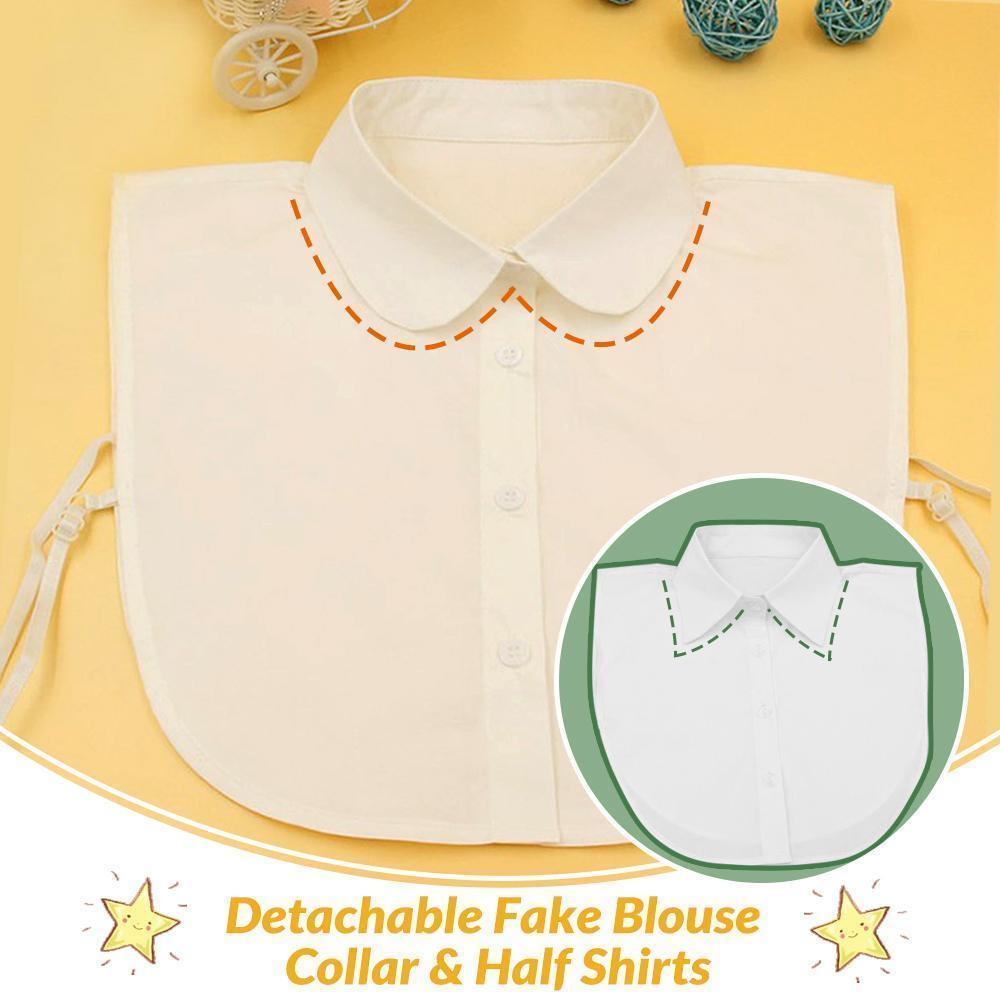 Detachable Fake Blouse Collar & Half Shirts