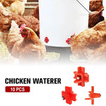 Load image into Gallery viewer, Horizontal Side Mount Chicken Waterer (10 PCS)
