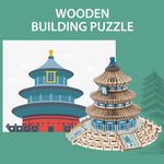 Load image into Gallery viewer, 3D Wood Architecture Puzzle
