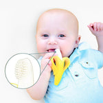 Load image into Gallery viewer, Baby Banana Training Toothbrush &amp; Teether
