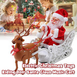 Load image into Gallery viewer, Electric Santa Claus Toys Music Deer
