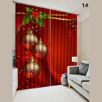 Load image into Gallery viewer, Christmas Window Curtains - 10 patterns
