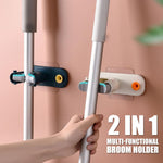 Load image into Gallery viewer, 2 In 1 Multi-functional Broom Holder
