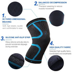 Load image into Gallery viewer, Elastic Knee Brace, Anti Slip Knee Support Compression Sleeves
