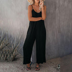 Load image into Gallery viewer, Loose Sleeveless Strap Stretchy Jumpsuit
