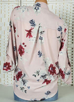 Load image into Gallery viewer, Floral Casual Stand Collar Long Sleeve Blouses TOPS.FL
