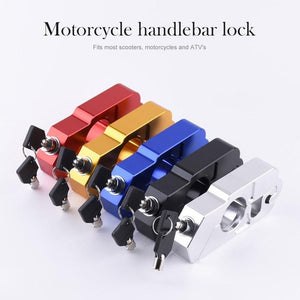 Aluminum alloy handlebar lock