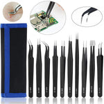 Load image into Gallery viewer, Precision Stainless Steel Tweezers (10 PCs)
