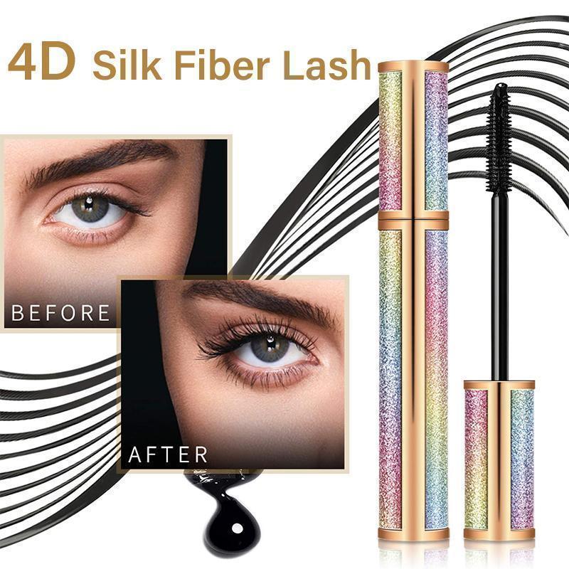 4D Waterproof Silk Fiber Thick Lengthening Mascara