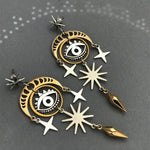 Load image into Gallery viewer, &quot;The Eye of Horus&quot; Earrings
