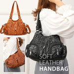 Load image into Gallery viewer, Soft PU Leather Handbag
