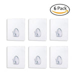 Load image into Gallery viewer, Hirundo® Waterproof Reusable Seamless Sticky Transparent Frosted Hooks
