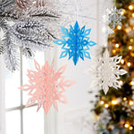 Load image into Gallery viewer, 3D Snowflake Decorations (6/12 PCs)
