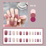 Load image into Gallery viewer, Full Cover Fake Nail Tips (24 PCs)
