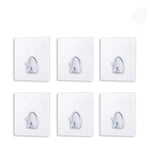 Load image into Gallery viewer, Hirundo® Waterproof Reusable Seamless Sticky Transparent Frosted Hooks
