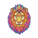 Load image into Gallery viewer, Wooden Lion Jigsaw Puzzle
