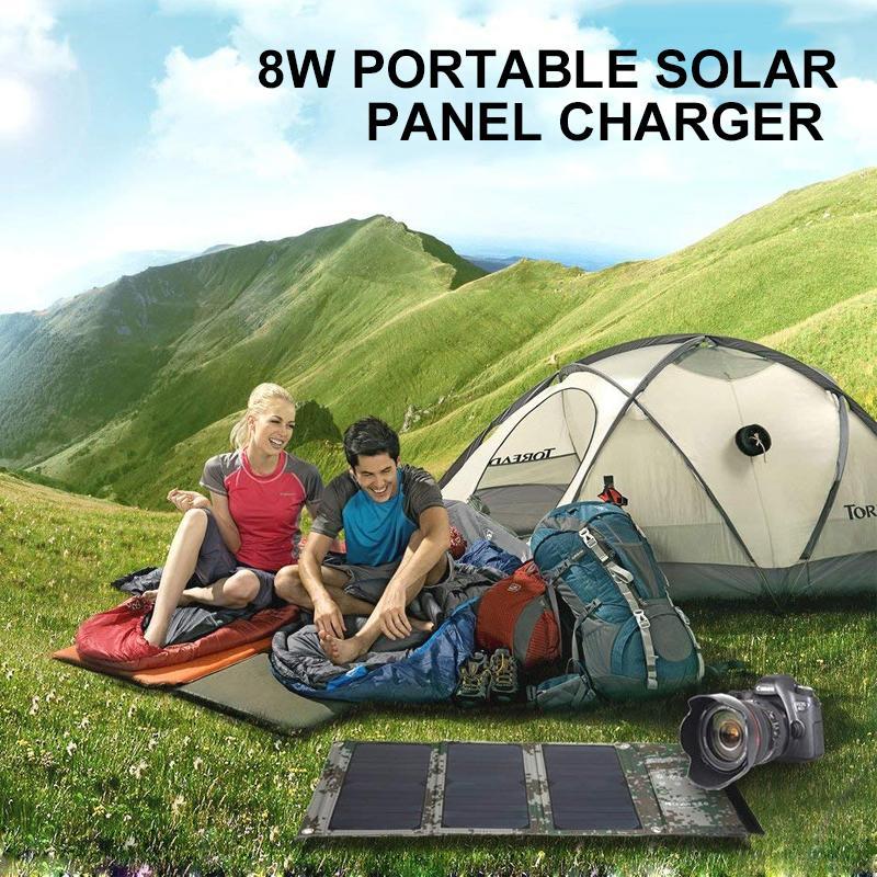 8W Portable Solar Panel Charger