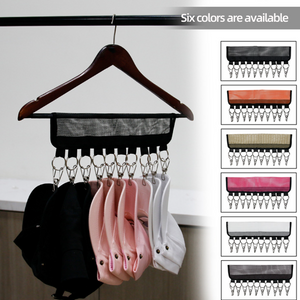 Cap Storage Hanger with 10 Hooks