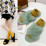 Load image into Gallery viewer, cute fluffy plush slippers
