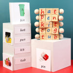 Load image into Gallery viewer, Montessori Alphabet Wooden Educational Phonetic Reading Blocks
