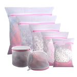 Load image into Gallery viewer, Wash Bags Set of 7 Mesh Lingerie Laundry Bags with Zipper
