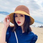 Load image into Gallery viewer, Women Summer Beach Sun Hat
