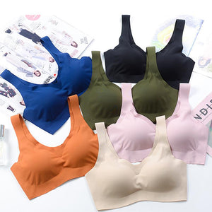 Women Seamless Wireless Unpadded Comfort Bra